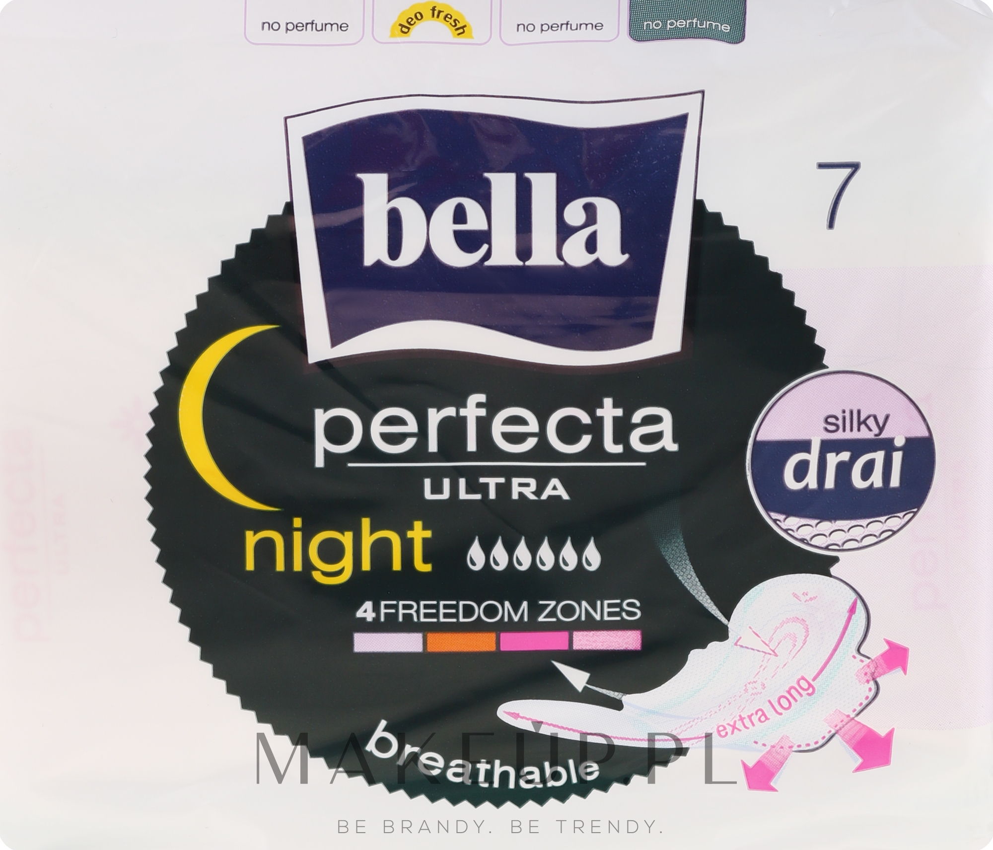 Podpaski Perfecta Night & Drain Ultra, 7 szt. - Bella — Zdjęcie 7 szt.