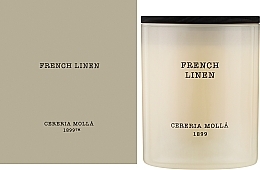 Cereria Molla French Linen - Świeca zapachowa — Zdjęcie N2