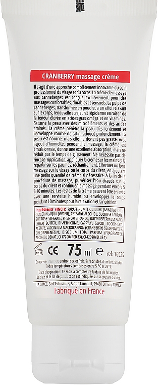 Krem do masażu twarzy i ciała z żurawiną - La Grace Cranberry Massage Creme — Zdjęcie N2