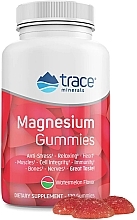 Suplement diety Magnez, żelki - Trace Minerals Magnesium Gummies Watermelon — Zdjęcie N1