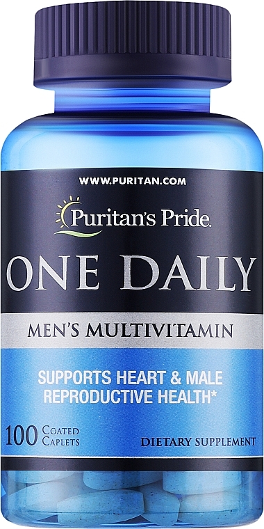 Suplement diety dla mężczyzn - Puritan's Pride One Daily Mens Multivitamin — Zdjęcie N1