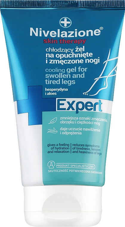 Chłodzący żel na opuchnięte i zmęczone nogi - Farmona Nivelazione Skin Therapy Expert Cooling Gel For Swollen & Tired Legs — Zdjęcie N1