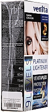 PRZECENA! Rozjaśniacz do włosów o 9 tonów - Venita Plex Platinum Lightener * — Zdjęcie N3