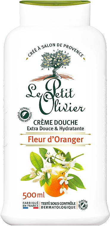 Krem pod prysznic Kwiat pomarańczy - Le Petit Olivier Extra Gentle Shower Cream Orange Blossom