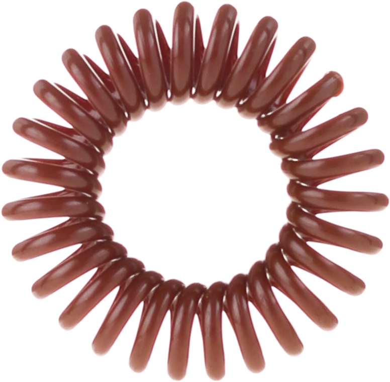 Brązowe gumki do włosów - Cosmetic 2K Hair Tie Brown — Zdjęcie N2