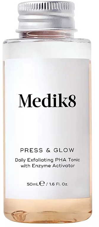 Codzienny tonik złuszczający z RHA i aktywatorem enzymatycznym - Medik8 Press & Glow — Zdjęcie N1