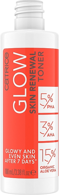 Tonik do twarzy z efektem peelingu - Catrice Glow Skin Renewal Toner — Zdjęcie N2