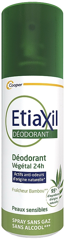 Organiczny dezodorant w sprayu - Etiaxil Deodorant Vegetal Protection 24H Spray