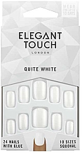 Sztuczne paznokcie - Elegant Touch Quite White False Nails — Zdjęcie N1