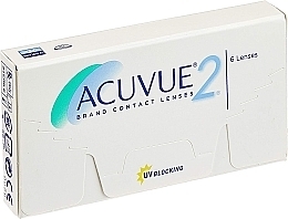 Soczewki kontaktowe, promień krzywizny 8,7 mm, 6 szt. - Acuvue 2 Brand Contact Lenses Johnson & Johnson — Zdjęcie N1
