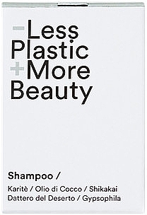Szampon w kostce do codziennego użytku Morela i brzoskwinia - Sapone Di Un Tempo Less Plastic More Beauty Solid Shampoo Daily Use — Zdjęcie N1