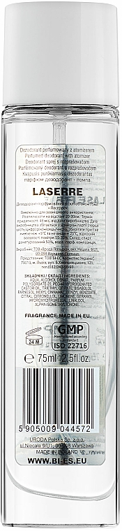 Bi-Es Laserre - Perfumowany dezodorant w atomizerze — Zdjęcie N2