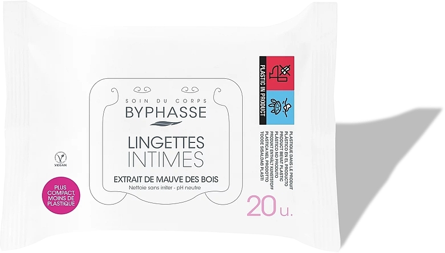 Chusteczki do higieny intymnej - Byphasse Intimate Wipes For Sensitive Skin
