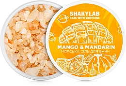 Sól do kąpieli, Mango i mandarynka - SHAKYLAB Natural Bath Salt — Zdjęcie N2