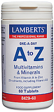 Suplement diety Multiwitaminy i minerały - Lamberts A to Z Multivitamins & Minerals — Zdjęcie N1