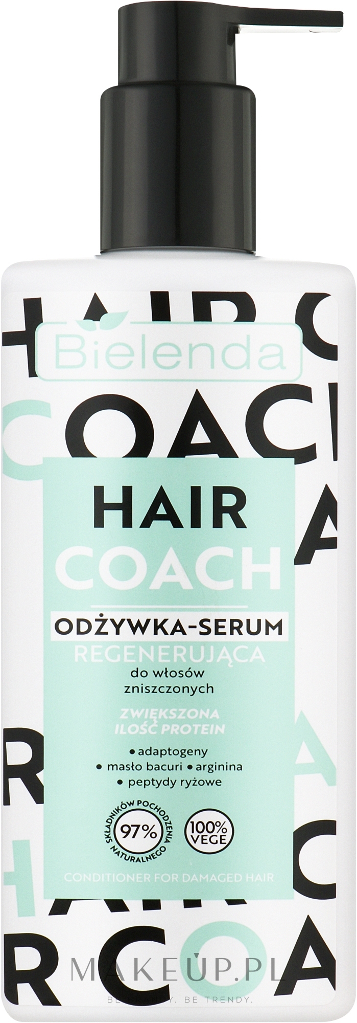Odżywka-serum regenerująca do włosów zniszczonych - Bielenda Hair Coach — Zdjęcie 280 ml
