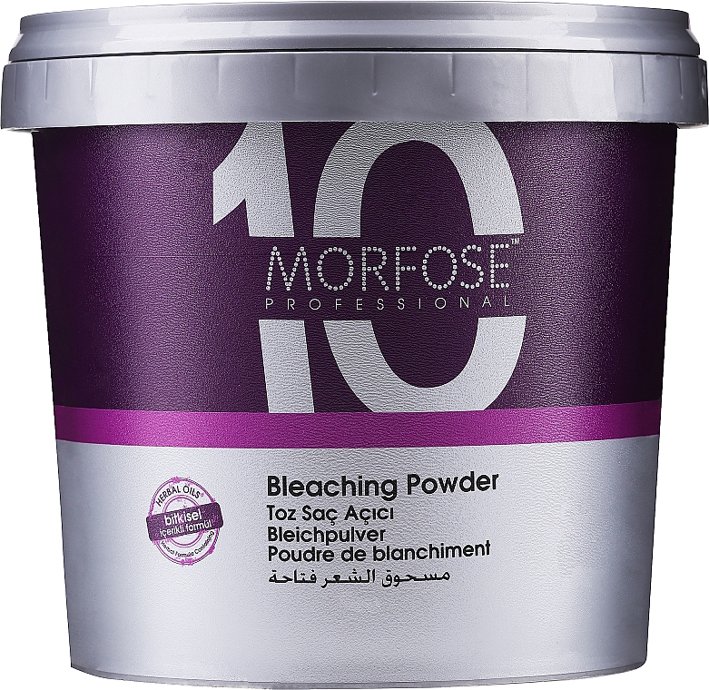 Rozjaśniający puder do włosów - Morfose 10 Bleaching Powder­ Blue — Zdjęcie N1