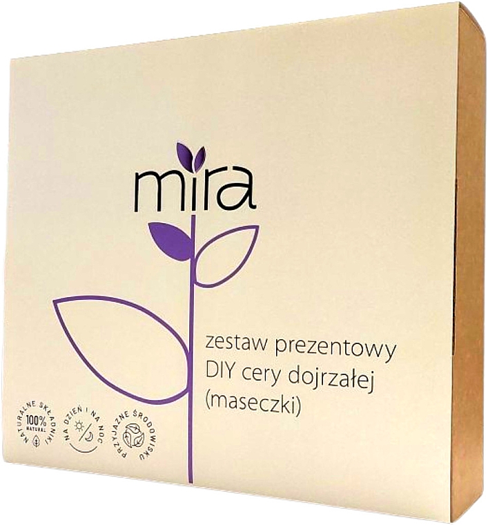Zestaw do skóry dojrzałej - Mira (b/clay/100g + b/oil/50ml + hydrolat/100ml) — Zdjęcie N1