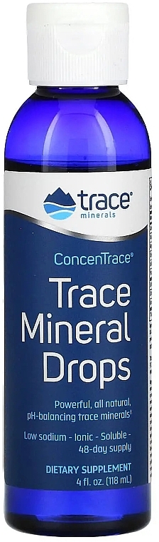 Minerały w kroplach - Trace Mineral ConcenTrace Drops — Zdjęcie N3