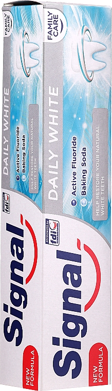 Familijna pasta wybielająca do zębów - Signal Family Daily White — Zdjęcie N4