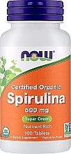 Kup Spirulina ekologiczna bez GMO - Now Foods Certified Organic Spirulina Tablets