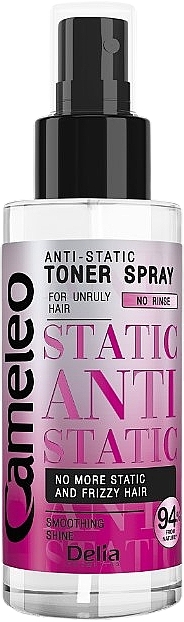 Antystatyczny tonik w sprayu do włosów niezdyscyplinowanych - Delia Cameleo Anti-Static Toner Spray — Zdjęcie N1