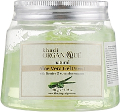 Kup Naturalny żel Aloe Vera do włosów i skóry (zielony) - Khadi Organique Aloevera Gel (Green)
