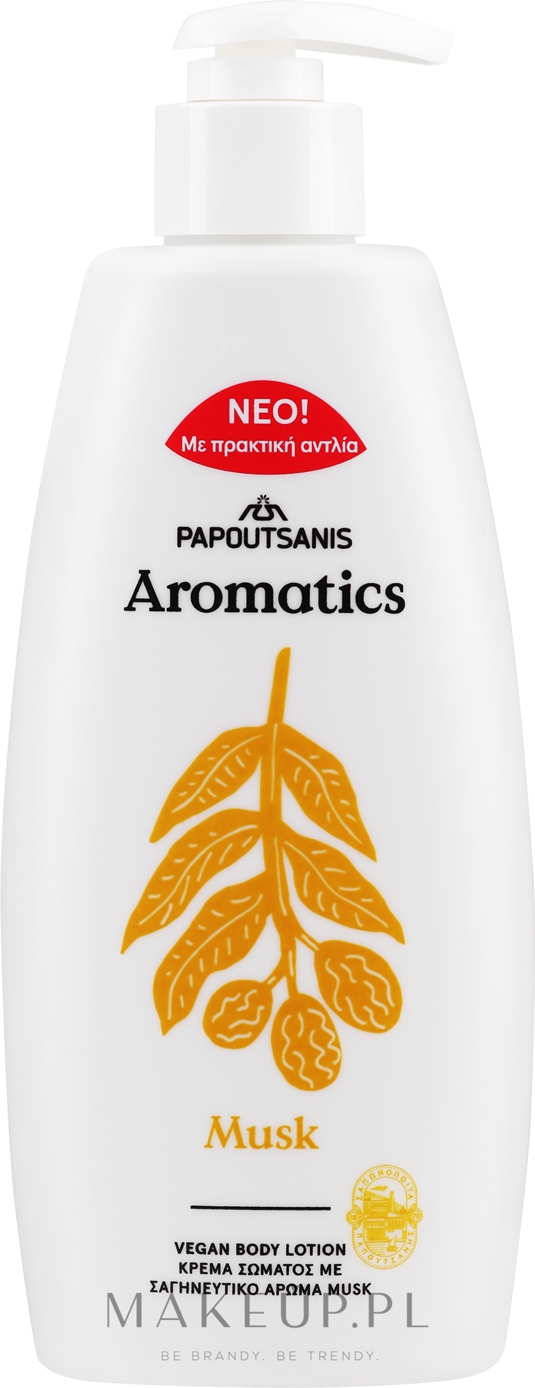 Balsam do ciała Musk - Papoutsanis Aromatics Musk Body Lotion — Zdjęcie 300 ml