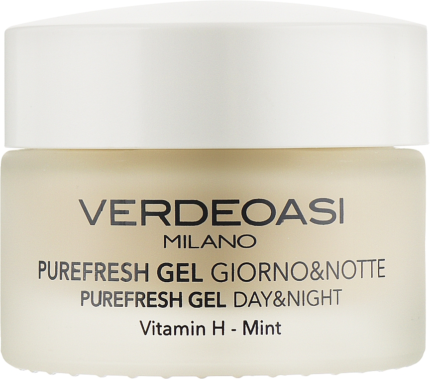 Oczyszczająco-nawilżający żel do twarzy na dzień i na noc dla mężczyzn - Verdeoasi Purefresh Gel Day&Night — Zdjęcie N1