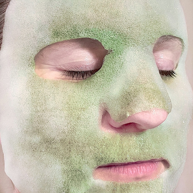 Maseczka do twarzy - Stay Well Deep Cleansing Bubble Green Tea — Zdjęcie N2