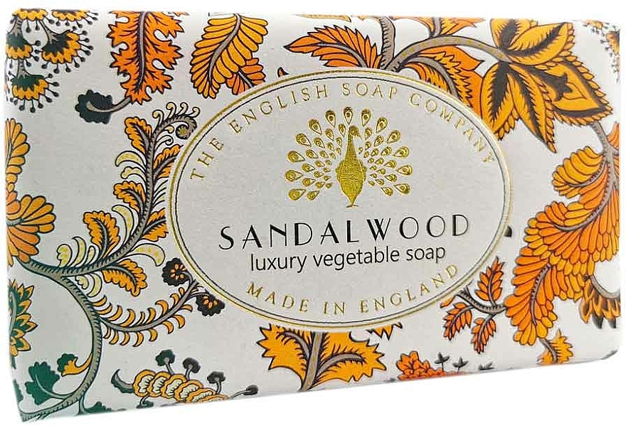 Mydło w kostce Drzewo sandałowe - The English Soap Company Vintage Collection Sandalwood Soap — Zdjęcie N1