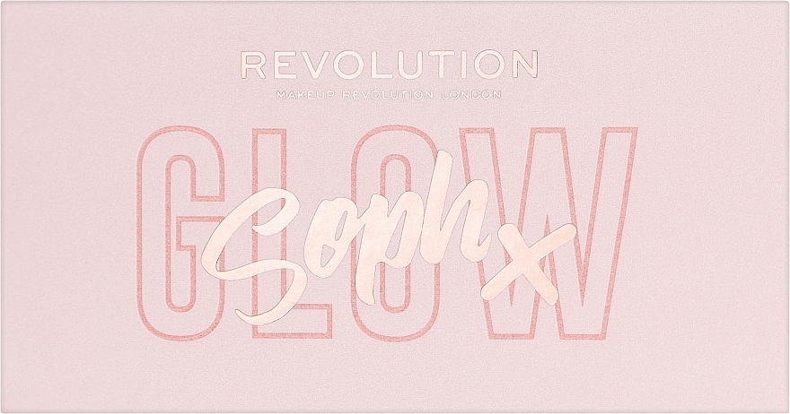 Podwójny rozświetlacz do twarzy - Makeup Revolution X Soph Face Palette Duo — Zdjęcie N2