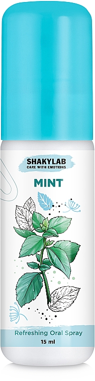 Odświeżający spray doustny Mint - SHAKYLAB Refreshing Oral Spray