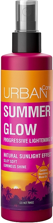 Rozświetlający lakier do włosów - Urban Care Summer Glow Progressive Lightening Spray — Zdjęcie N1