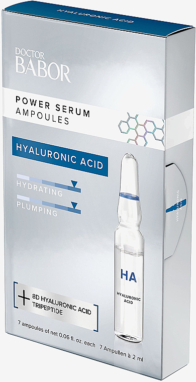 Ampułki z kwasem hialuronowym - Doctor Babor Power Serum Ampoules Hyaluronic Acid — Zdjęcie N1