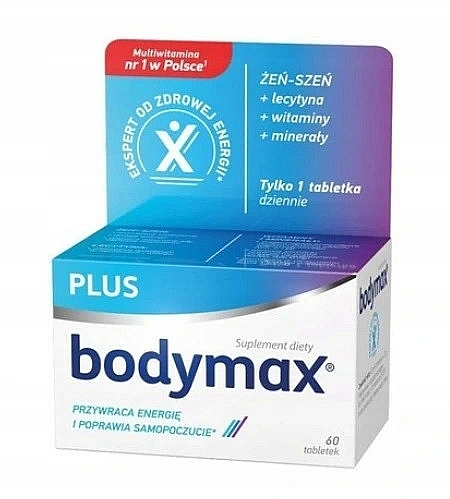 Suplement diety przywracający energię i poprawiający samopoczucie - Bodymax Plus Energy and Daily Strength — Zdjęcie N1