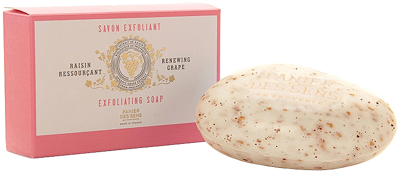 Peelingujące mydło w kostce Winogrono - Panier Des Sens Renewing Grape Exfoliating Soap — Zdjęcie N3