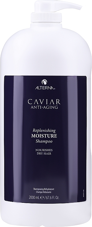 Nawilżający szampon do włosów - Alterna Caviar Anti-Aging Replenishing Moisture Shampoo — Zdjęcie N5