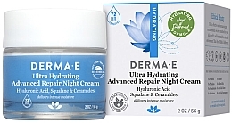 Nawilżający krem na noc z kwasem hialuronowym - Derma E Hydrating Night Cream — Zdjęcie N2
