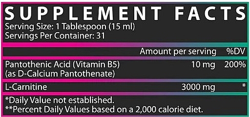 Płynna L-arginina Truskawka-arbuz - Nutrend L-Carnitine 3000 Strawberry Watermelon  — Zdjęcie N2