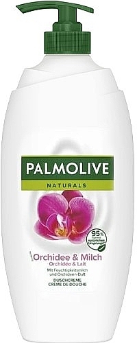 Kremowy żel pod prysznic - Palmolive Naturals Orchid&Milk Shower Cream (z pompką) — Zdjęcie N1