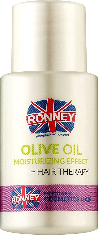Olejek z oliwek do włosów suchych i pozbawionych blasku - Ronney Professional Olive Oil Moisturizing Hair Therapy — Zdjęcie N1