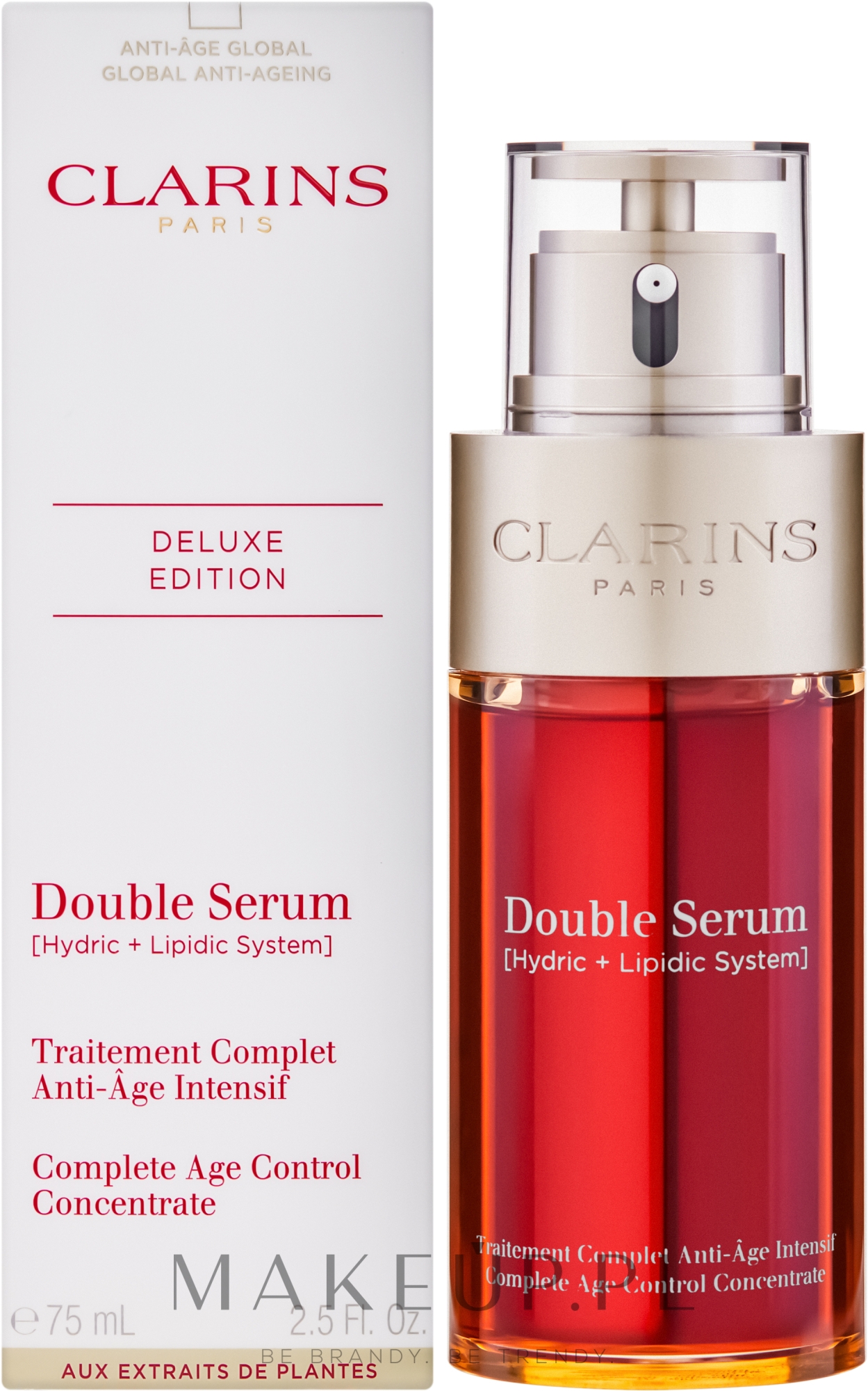 Serum do twarzy o podwójnym działaniu - Clarins Double Serum Complete Age Control Concentrate — Zdjęcie 75 ml