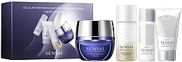 Zestaw - Sensai Cellular Performance (cr/40 ml + mousse/30 ml + oil/30 ml + soap/30 ml) — Zdjęcie N1