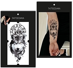 Tatuaż tymczasowy Niepokorny wilk - Tattooshka — Zdjęcie N1