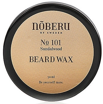 Wosk do brody - Noberu Of Sweden №101 Sandalwood Beard Wax — Zdjęcie N1