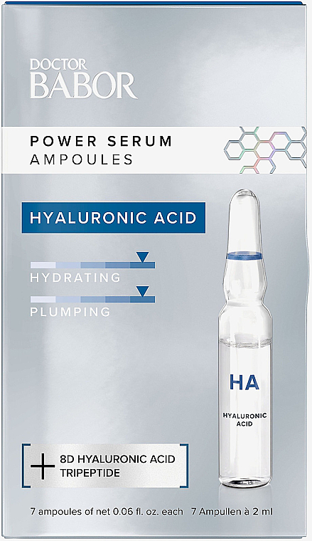 Ampułki z kwasem hialuronowym - Doctor Babor Power Serum Ampoules Hyaluronic Acid — Zdjęcie N4