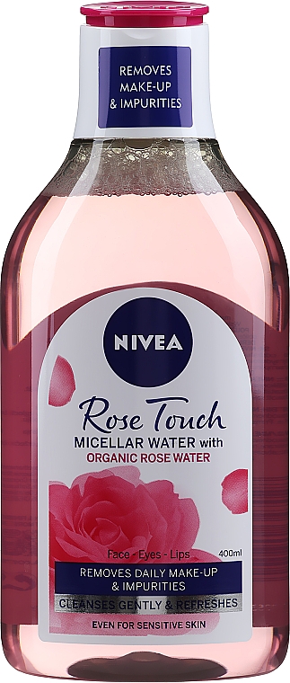 Zestaw - NIVEA Rose Beauty (f/cr/50ml + f/water/400ml) — Zdjęcie N3