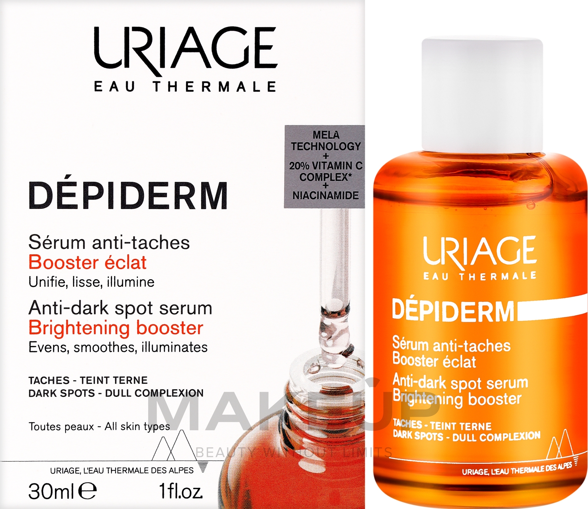 Serum korygujące przebarwienia - Uriage Depiderm Anti-Dark Spot Serum — Zdjęcie 30 ml