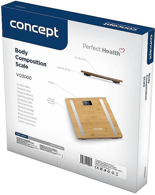 Waga łazienkowa Bamboo, vo3000 - Concept Perfect Health — Zdjęcie N4